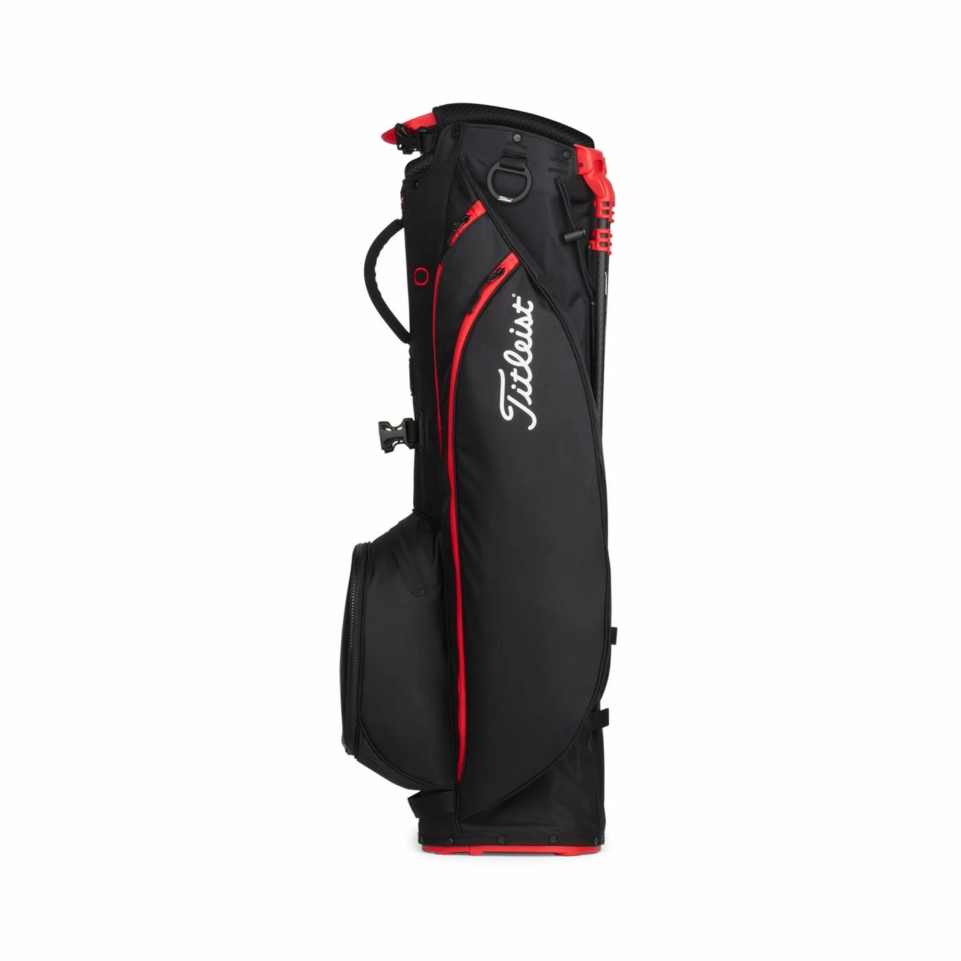 Titleist Players 4 Carbon S Stand Bag In Black / Black / Red - Image 5