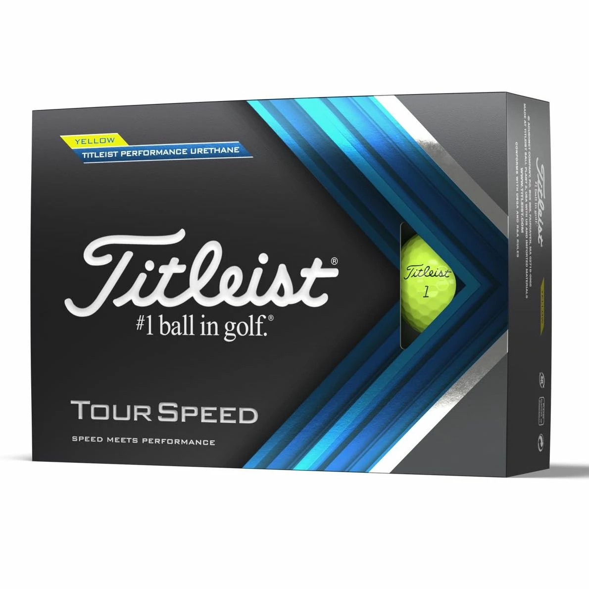 Titleist Tour Speed Golf Balls 2022 – Yellow