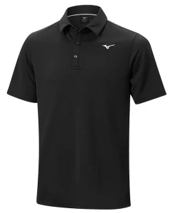 Mizuno BT Winter Golf Polo Shirt In Black