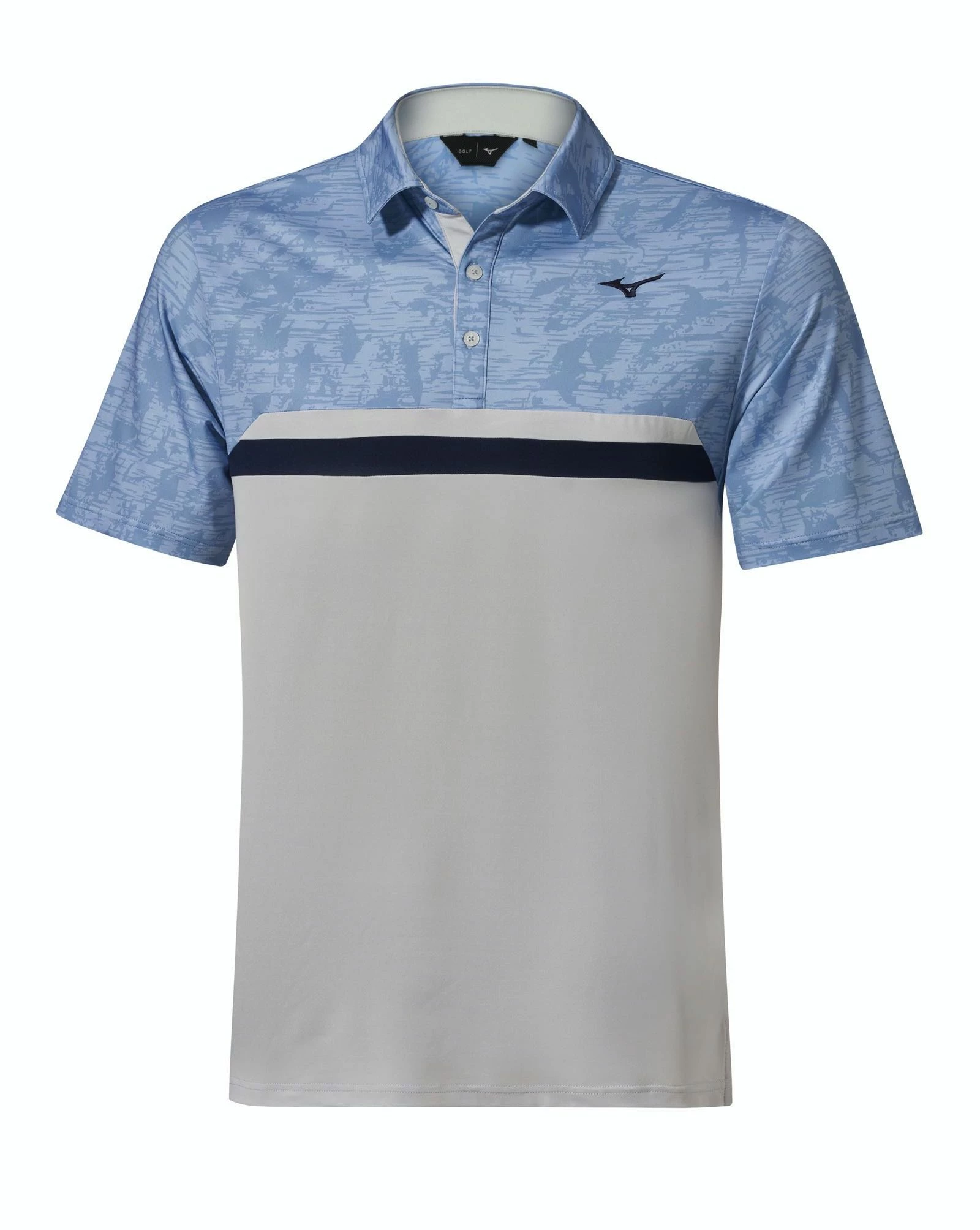 Mizuno Quick Dry Hazard ST Polo In Light Grey - Image 5