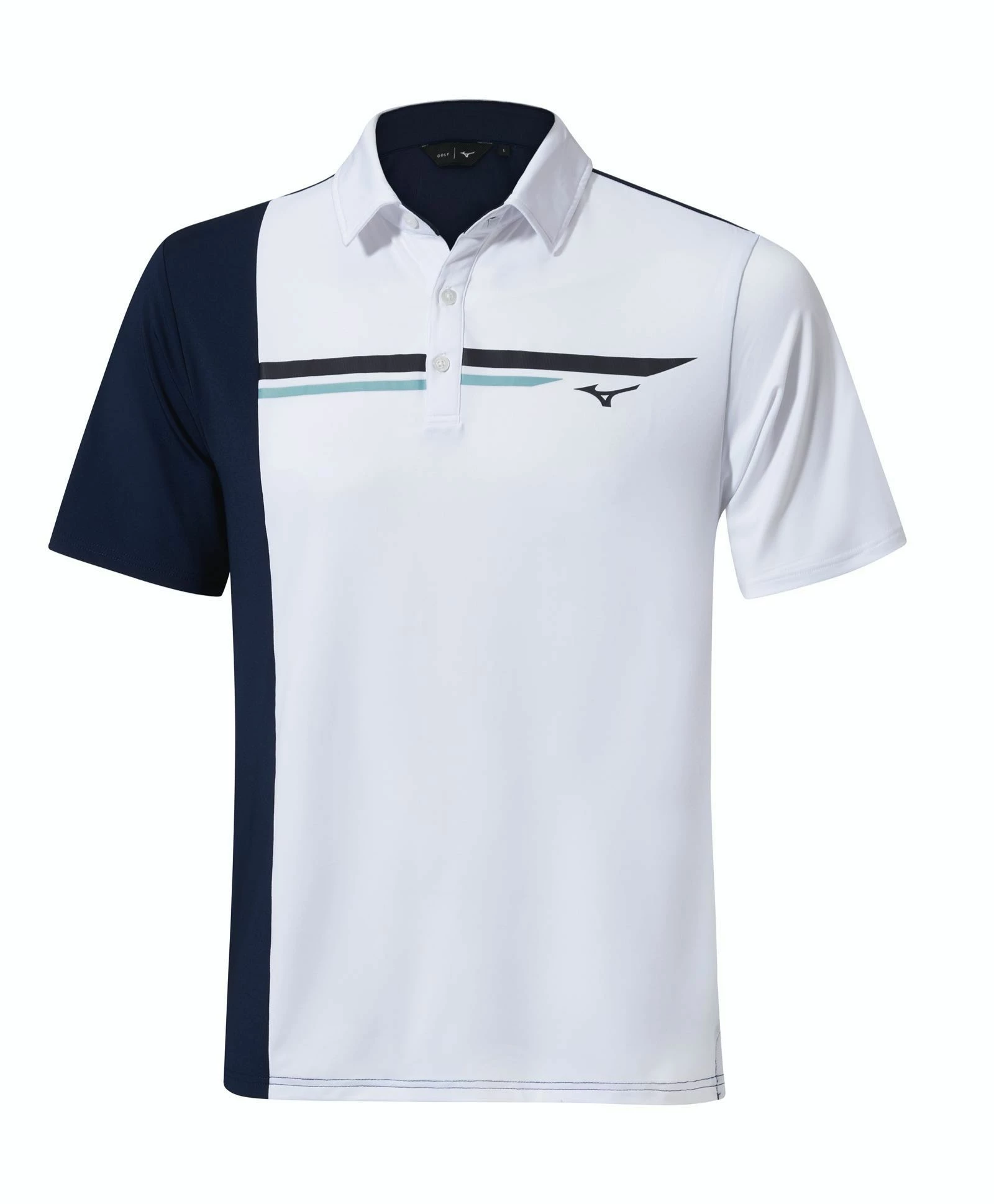 Mizuno Quick Dry Elite Panel Polo In White - Image 3
