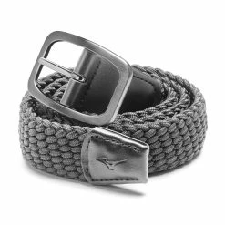 Mizuno Golf Players Belt In Grey