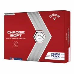 Callaway Chrome Soft Triple Track Golf Balls – One Dozen