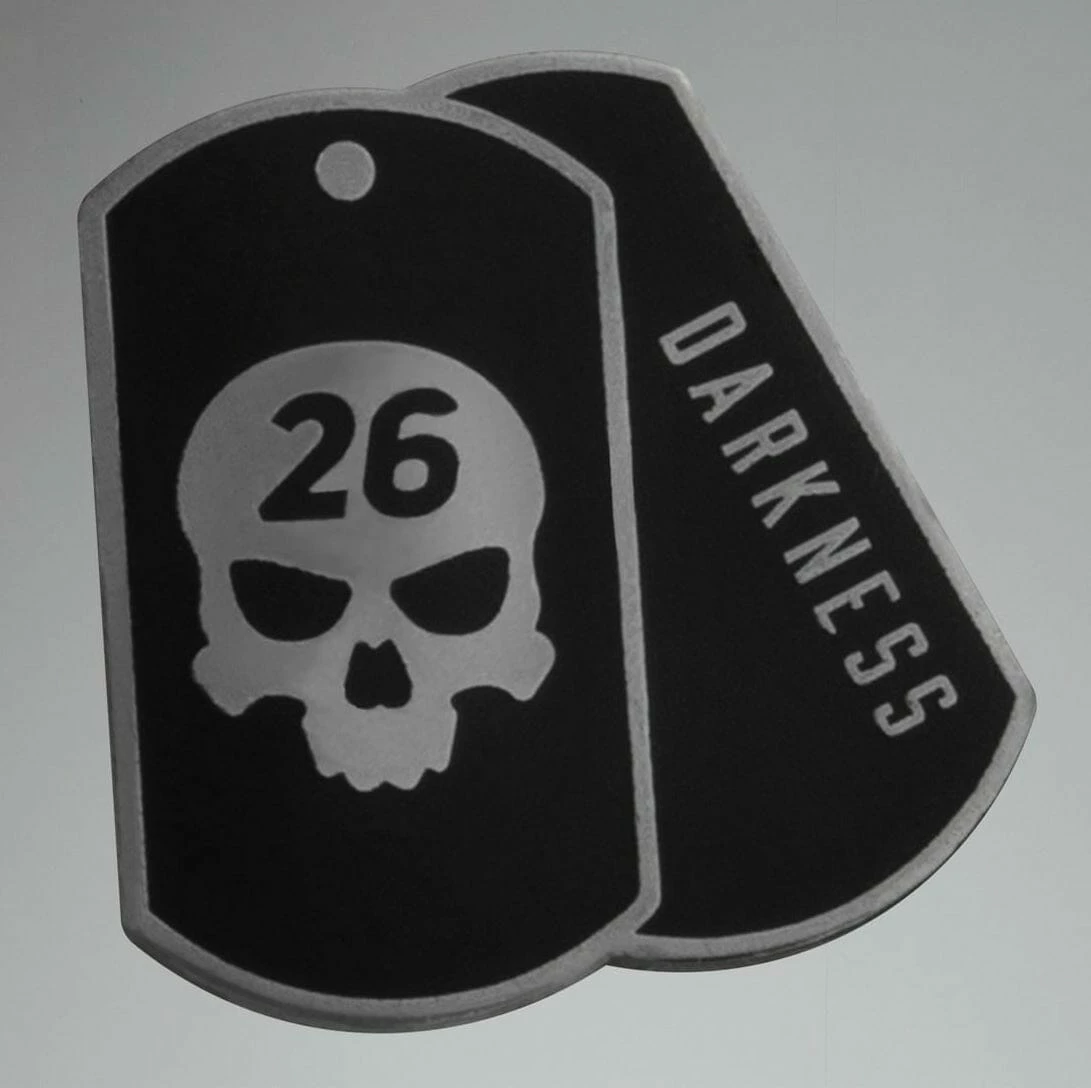 PXG Darkness Dog Tag Ball Marker