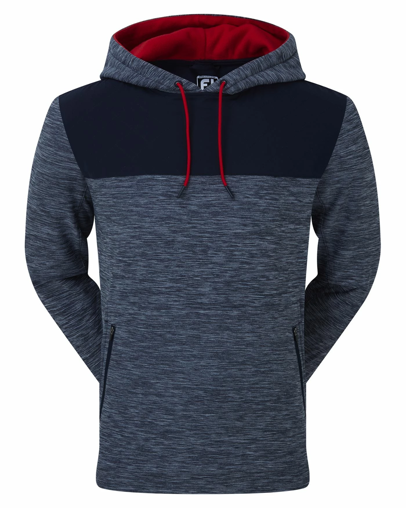 FootJoy Thermal Hoodie In Tonal Red / Black - Image 2