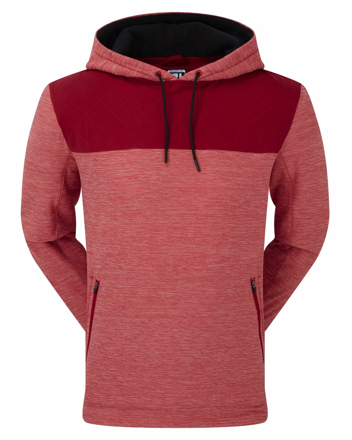 FootJoy Thermal Hoodie In Tonal Red / Black