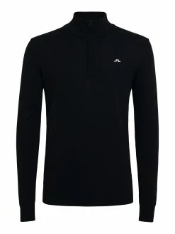 J.Lindeberg Kian Zipped Golf Sweater SS23 In Navy