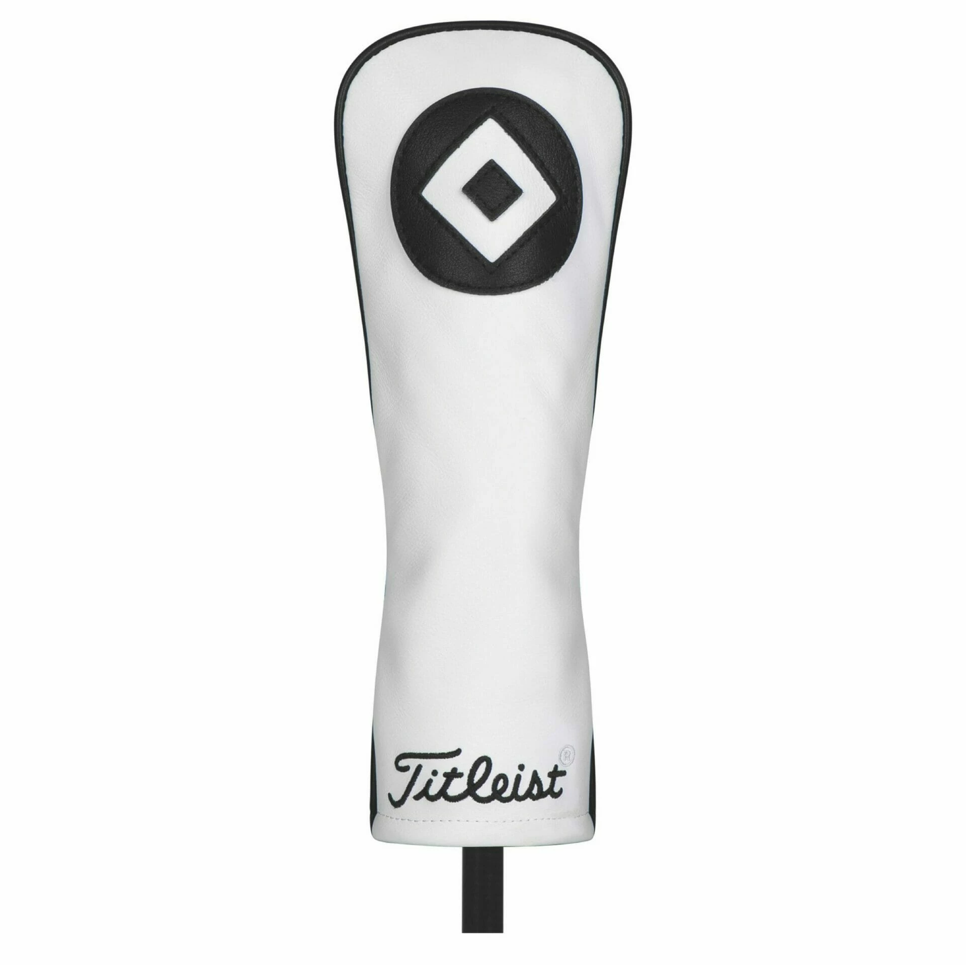 Titleist White & Black Leather Headcovers In Driver - Image 2