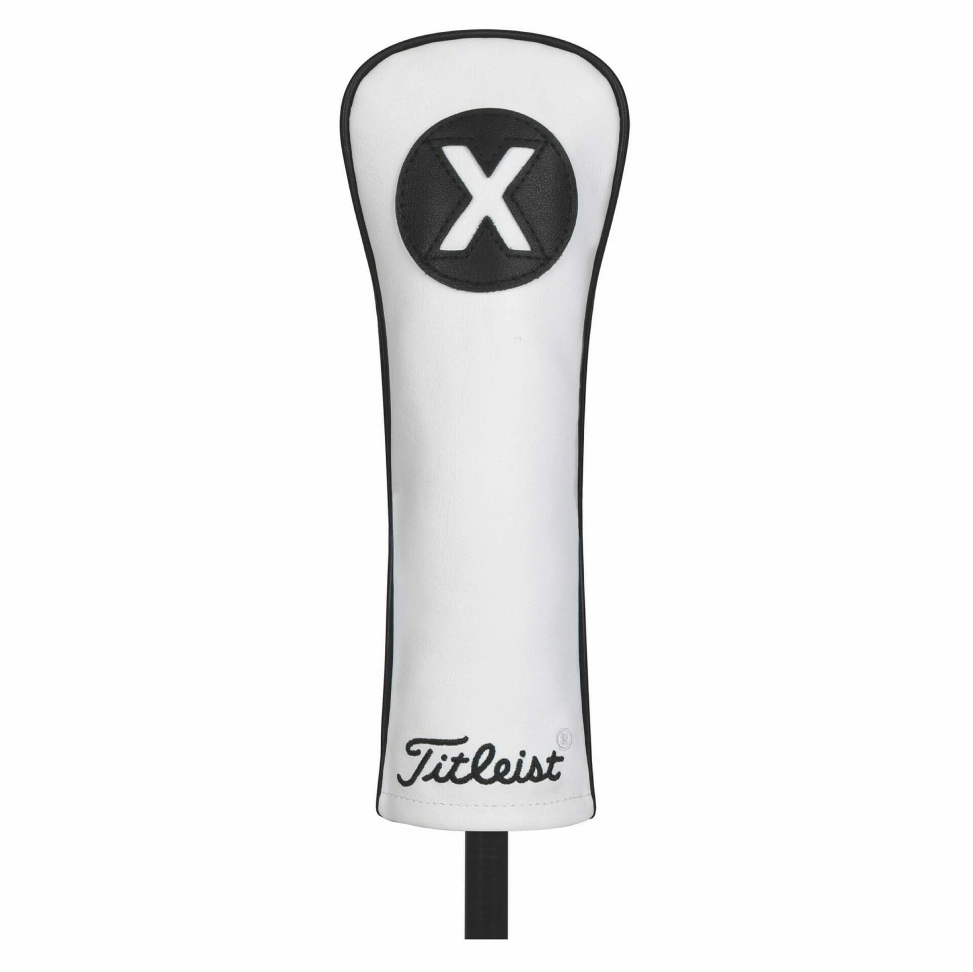 Titleist White & Black Leather Headcovers In Driver - Image 3