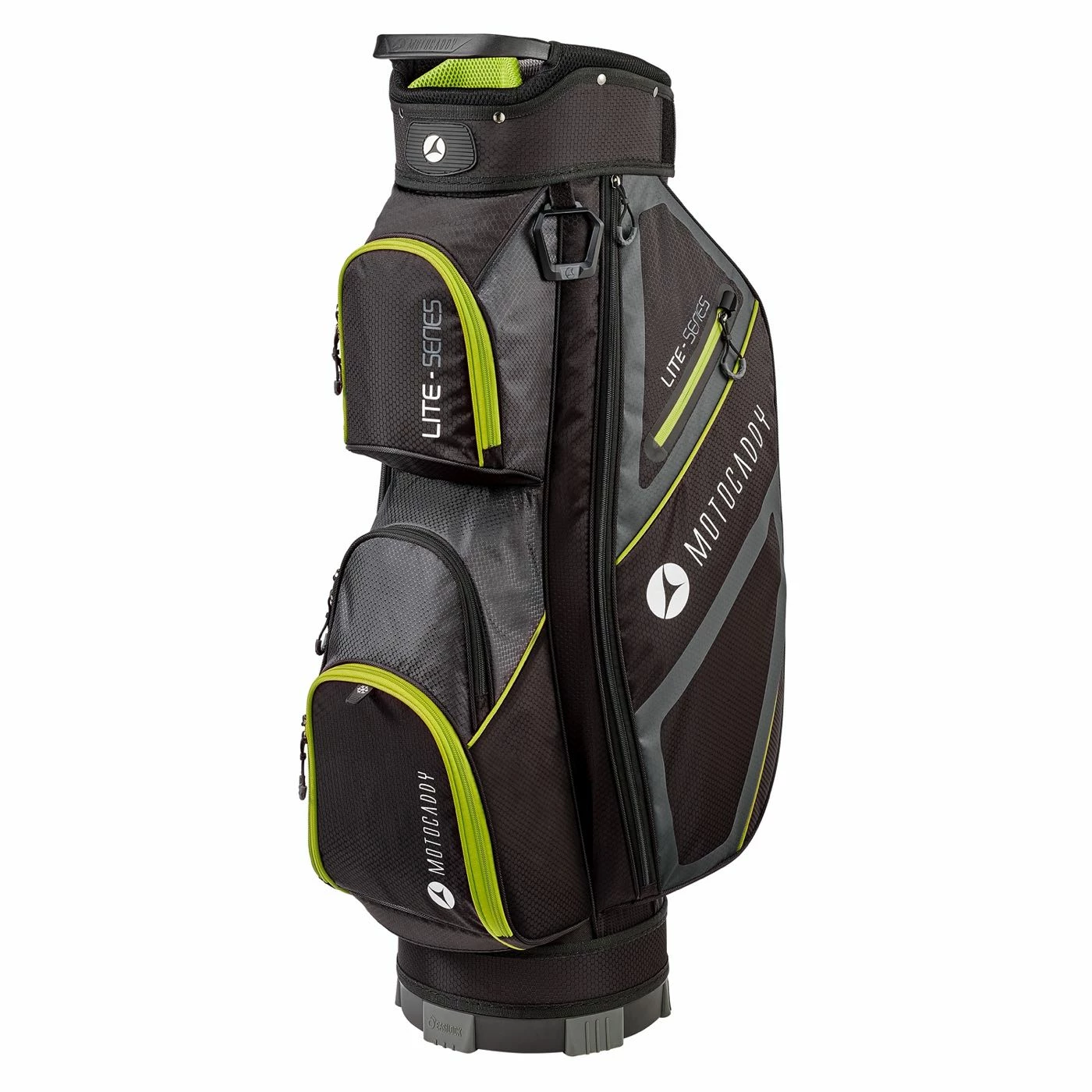 Motocaddy Lite Series 2022 Cart Bag In Black / Lime - Image 3