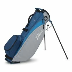 Titleist Players 4 Carbon Stand Bag 23 In Vintage Blue / White / Tidal