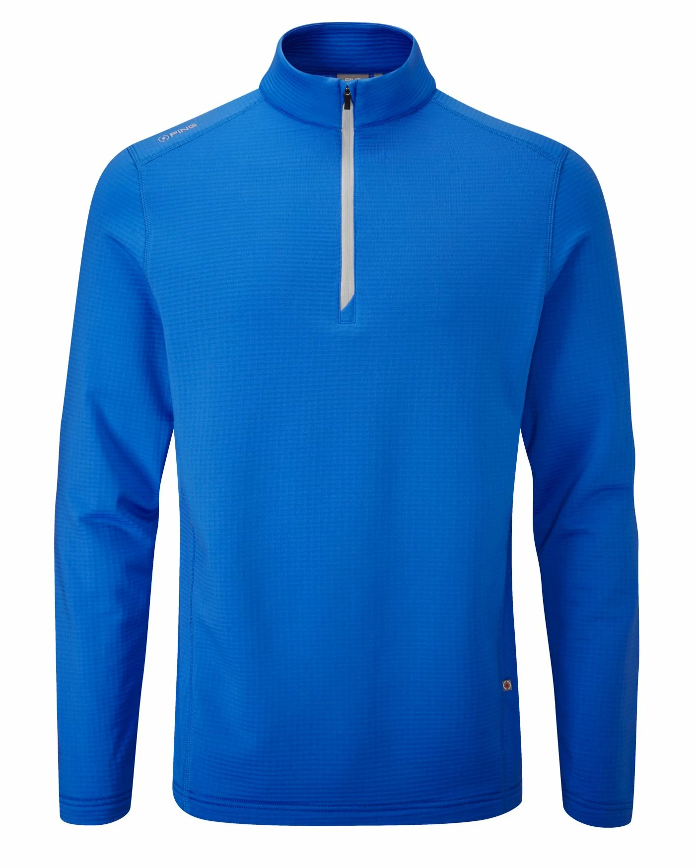 Ping Edwin Half Zip Golf Pullover AW22 In French Blue - Image 3