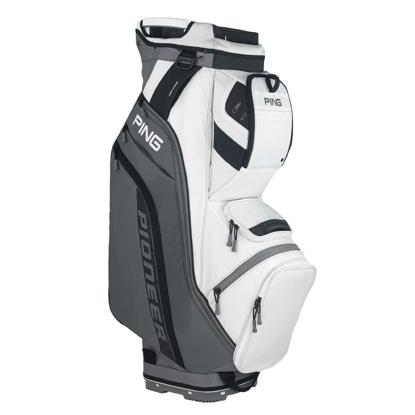 Ping Pioneer 22 Cart Bag In Red / Black - Image 3