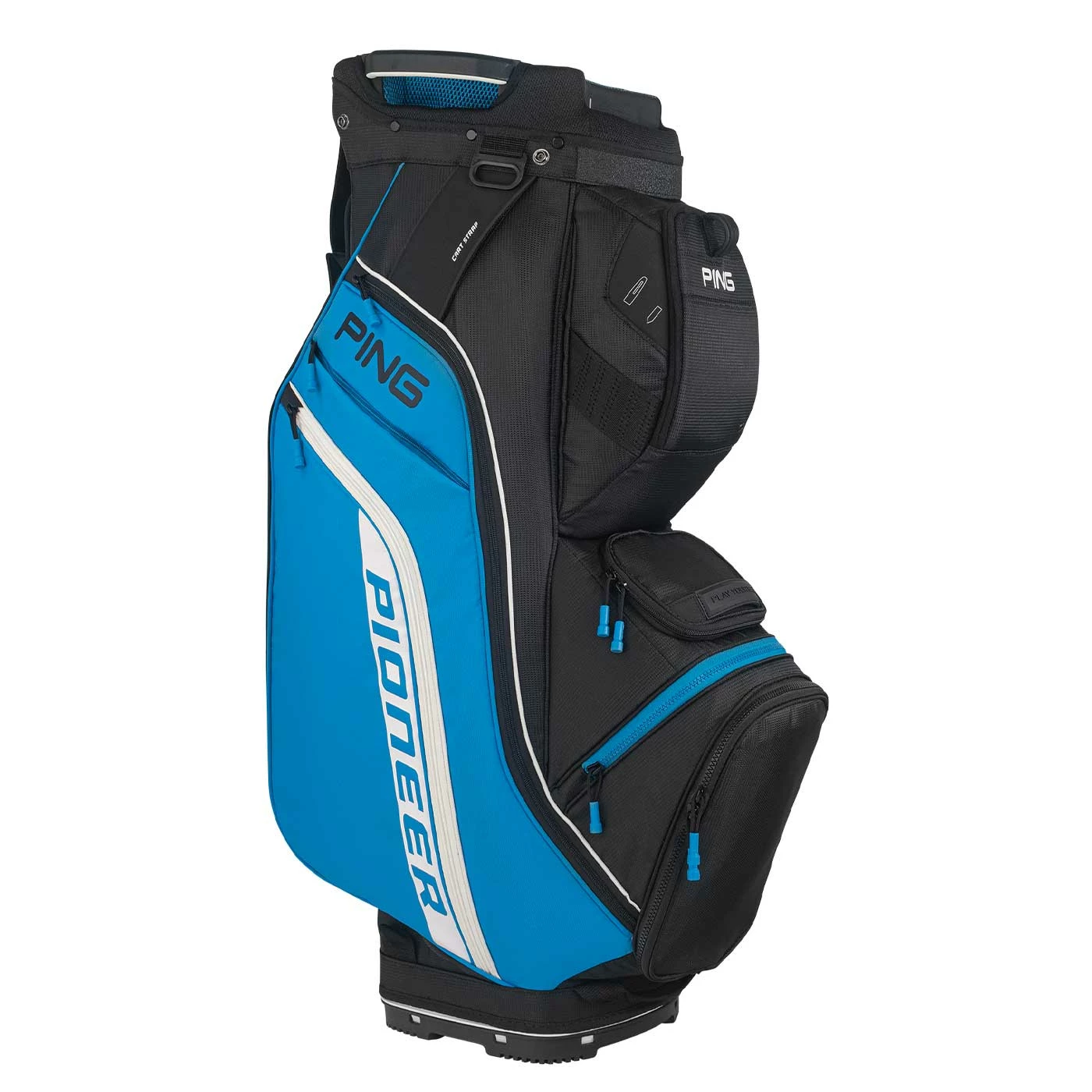 Ping Pioneer 22 Cart Bag In Red / Black - Image 2