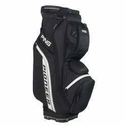 Ping Pioneer 22 Cart Bag In Red / Black