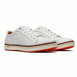 Royal Albartross Club Croco Golf Shoe In White