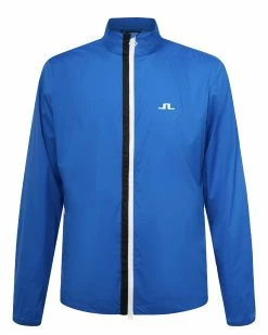 J.Lindeberg Ash Light Packable Jacket In Nautical Blue