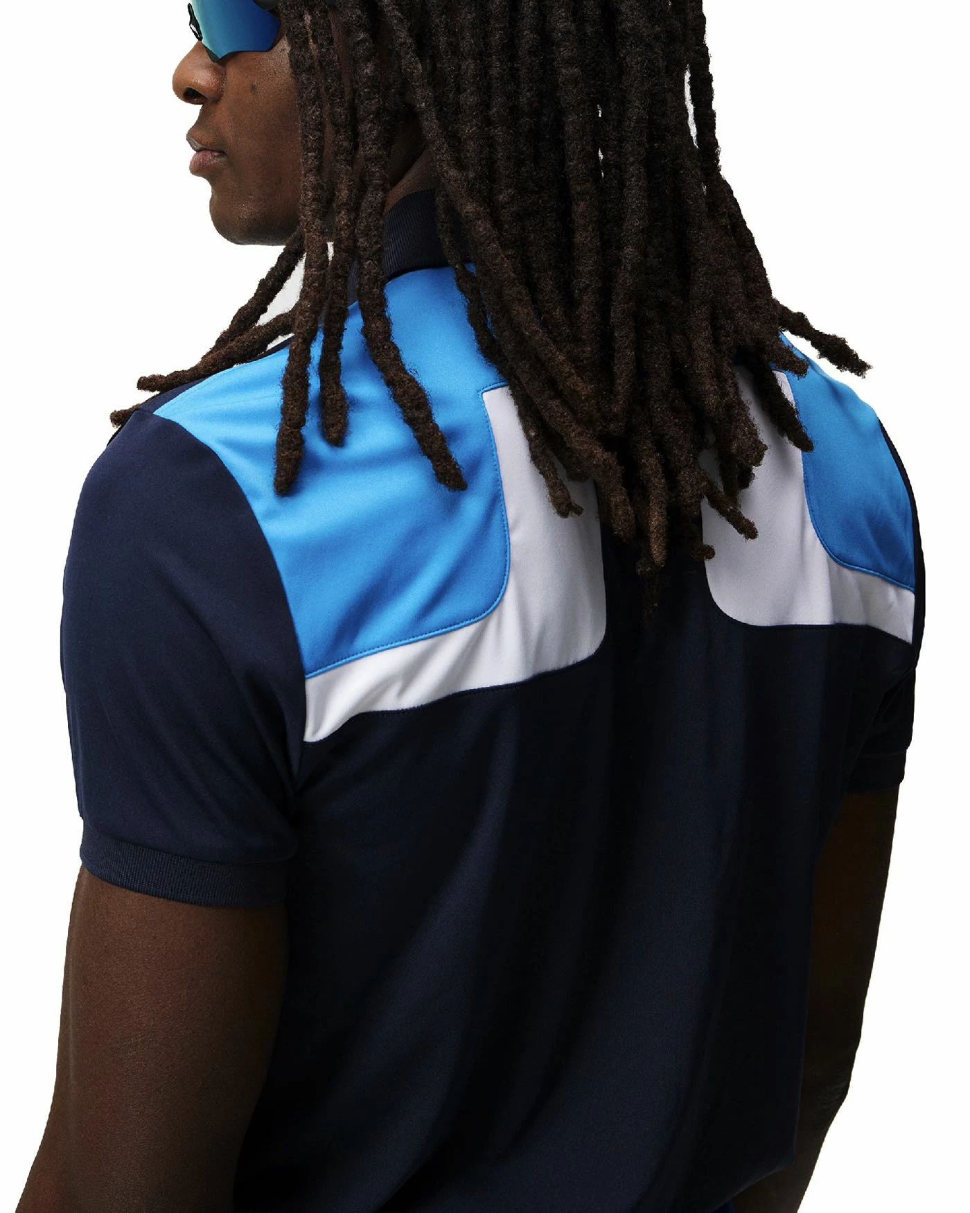 J.Lindeberg Jeff Regular Fit Golf Polo SS23 In Navy - Image 2