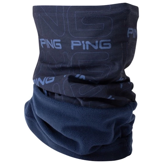 Ping Logo Neck Warmer – Navy Multi Snood