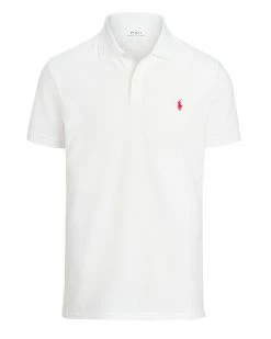 Ralph Lauren Performance Stretch Mesh Polo Shirt In Wine