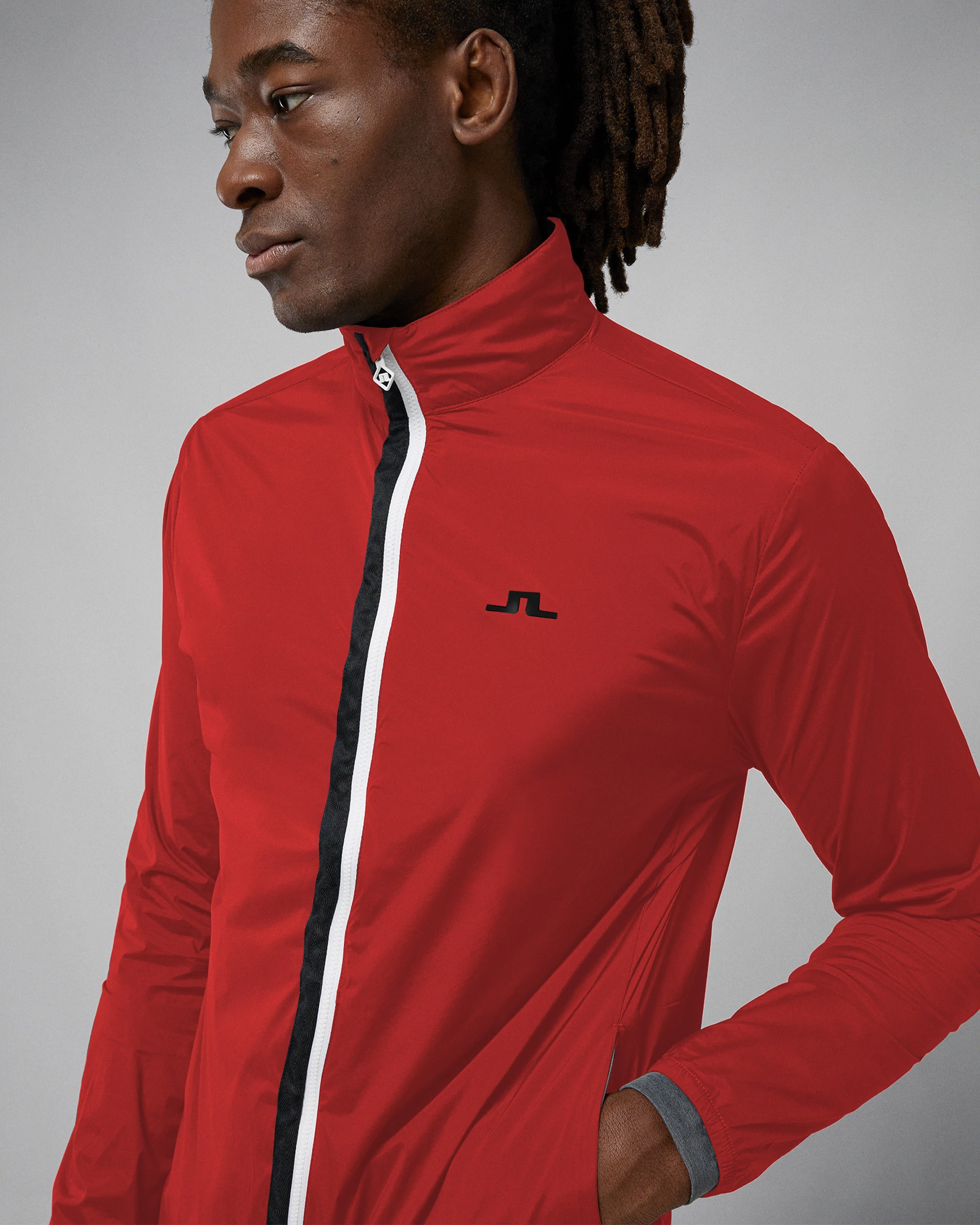 J.Lindeberg Ash Light Packable Jacket In Nautical Blue - Image 2